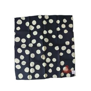 Vivienne Westwood Planet Embroidered Graffiti Bandana Hair Scarf NWT